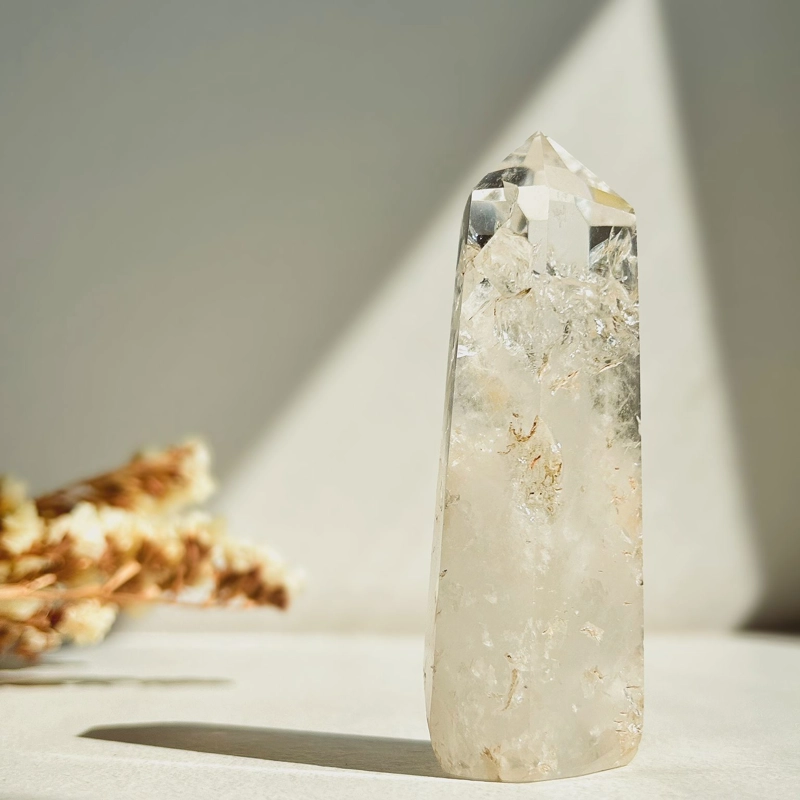 punta in Quarzo Ialino